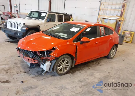 2018 Chevrolet Cruze Lt Auto from USA, damaged, VIN 3G1BE6SM0JS637227